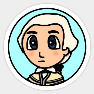 Patriot Portrait - Chibi Daniel Morgan (Large Print) Sticker